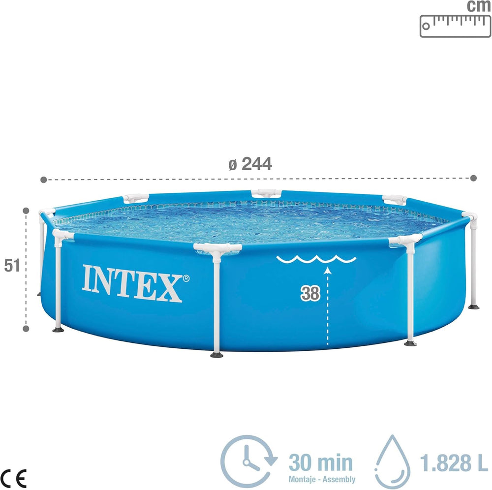 Piscine à ossature métallique Intex 2,4 mx 51 cm