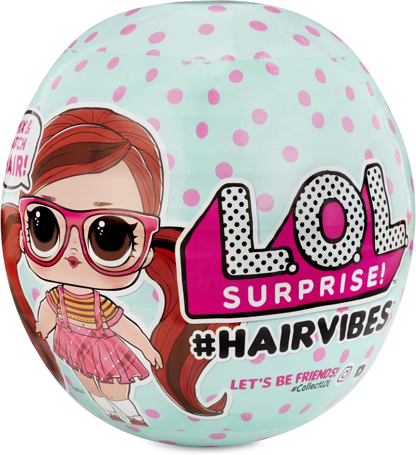 Poupées à collectionner LOL Surprise pour filles - Avec 15 surprises et coiffures différentes - #Hairvibes Dolls