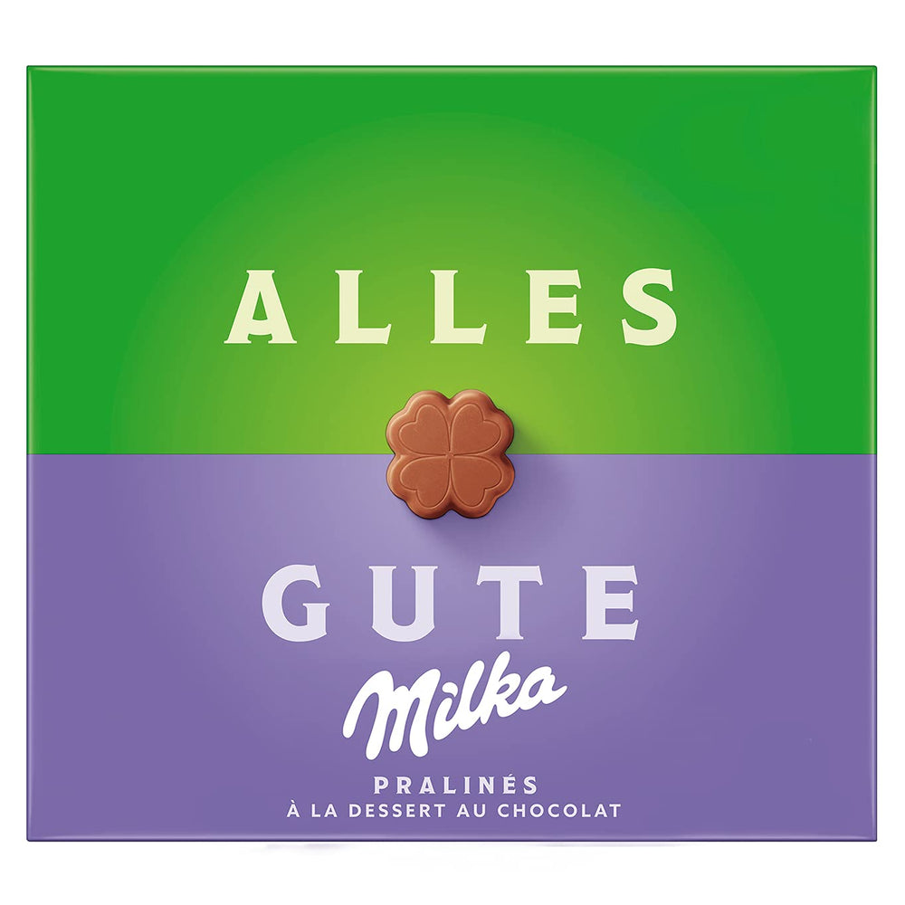 Milka All the Best Pralines 10 x 110g, Pralines fines au chocolat au lait alpin fourrées à la crème de cacao (paquet de 2)