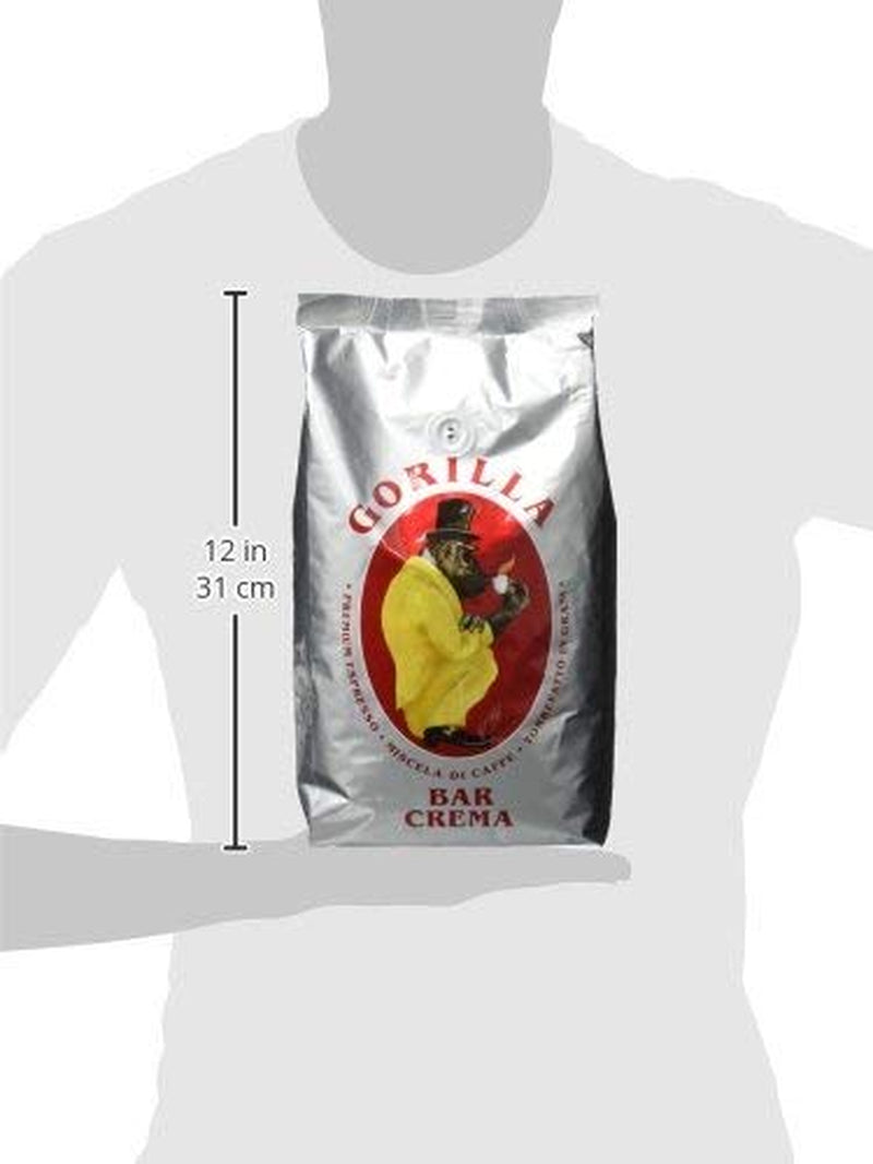 Joerges Kaffee ganze Bohnen Espresso Bar Crème, 1 kg (Packung mit 2)