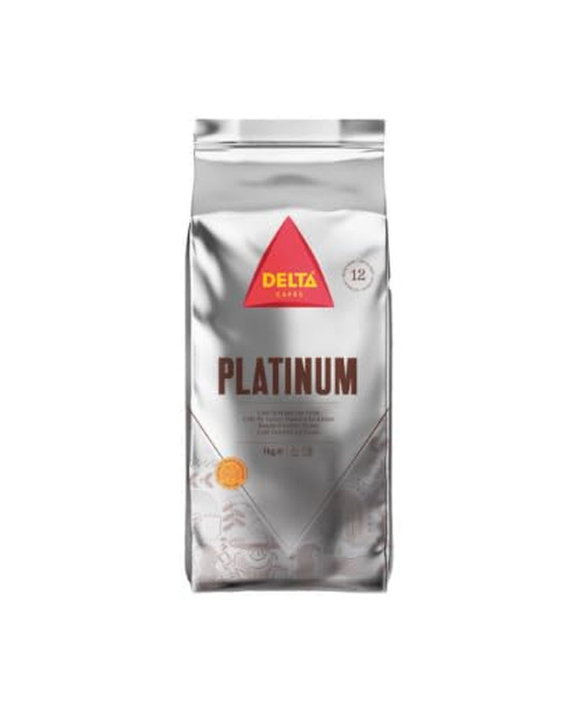 Café en grains Delta Platinum 1 kg – Mélange Premium Arabica Robusta