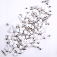 Streusel Hero Chocolate Mix Silver White Sprinkles, 40 grammes Naty Shop