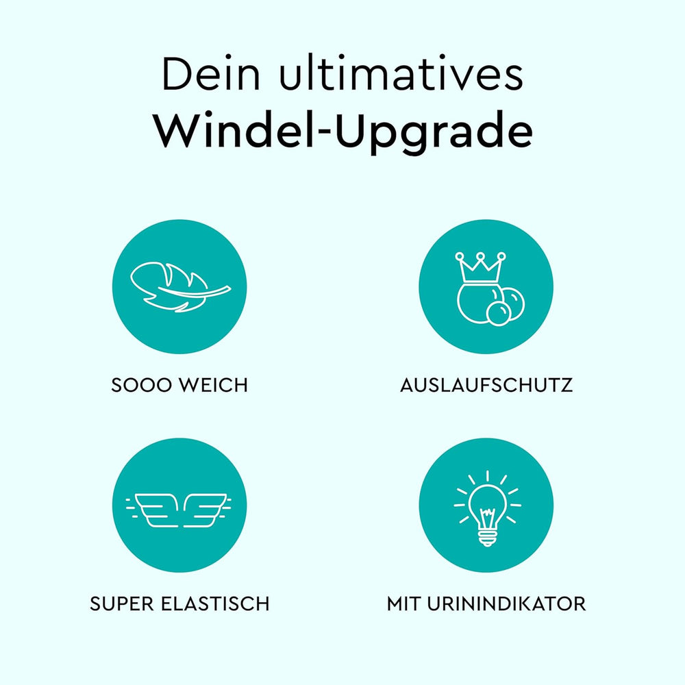 LILLYDOO Couches pour bébé respectueuses de la peau - Taille 3 (6-10 kg), 29 pièces, protection fiable contre les fuites, douces, sans parfum et sans lotion pour peaux sensibles, testées dermatologiquement