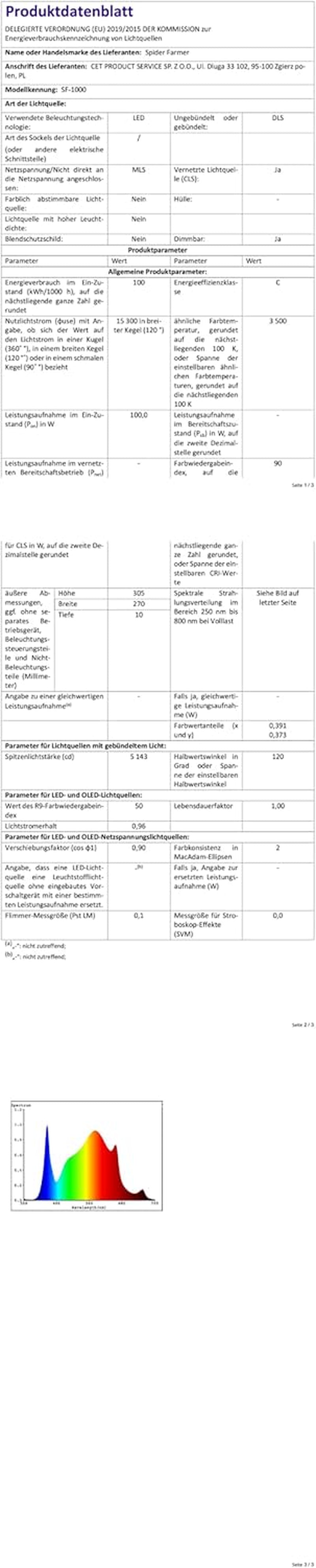 Spider Farmer SF1000 Lampe de culture LED à spectre complet à intensité variable, diode Samsung LM301H EVO, kit de tente de culture complète 70 x 70 x 160 cm, ensemble de tente de culture hydroponique, système de ventilation