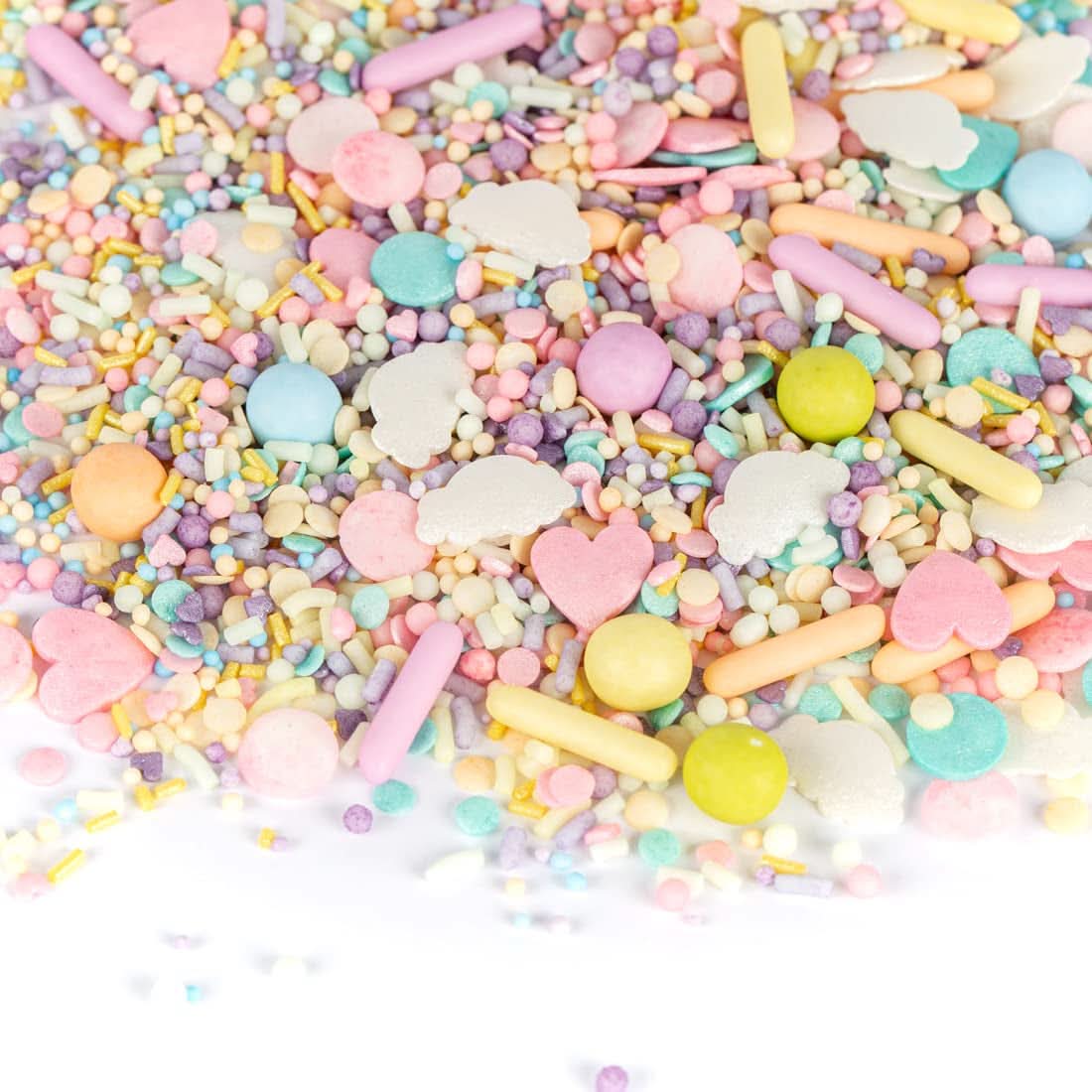 Super Streusel Carusel Pastel, pépites de couleurs pastel, 90 grammes Sprinkles Naty Shop 90 grammes