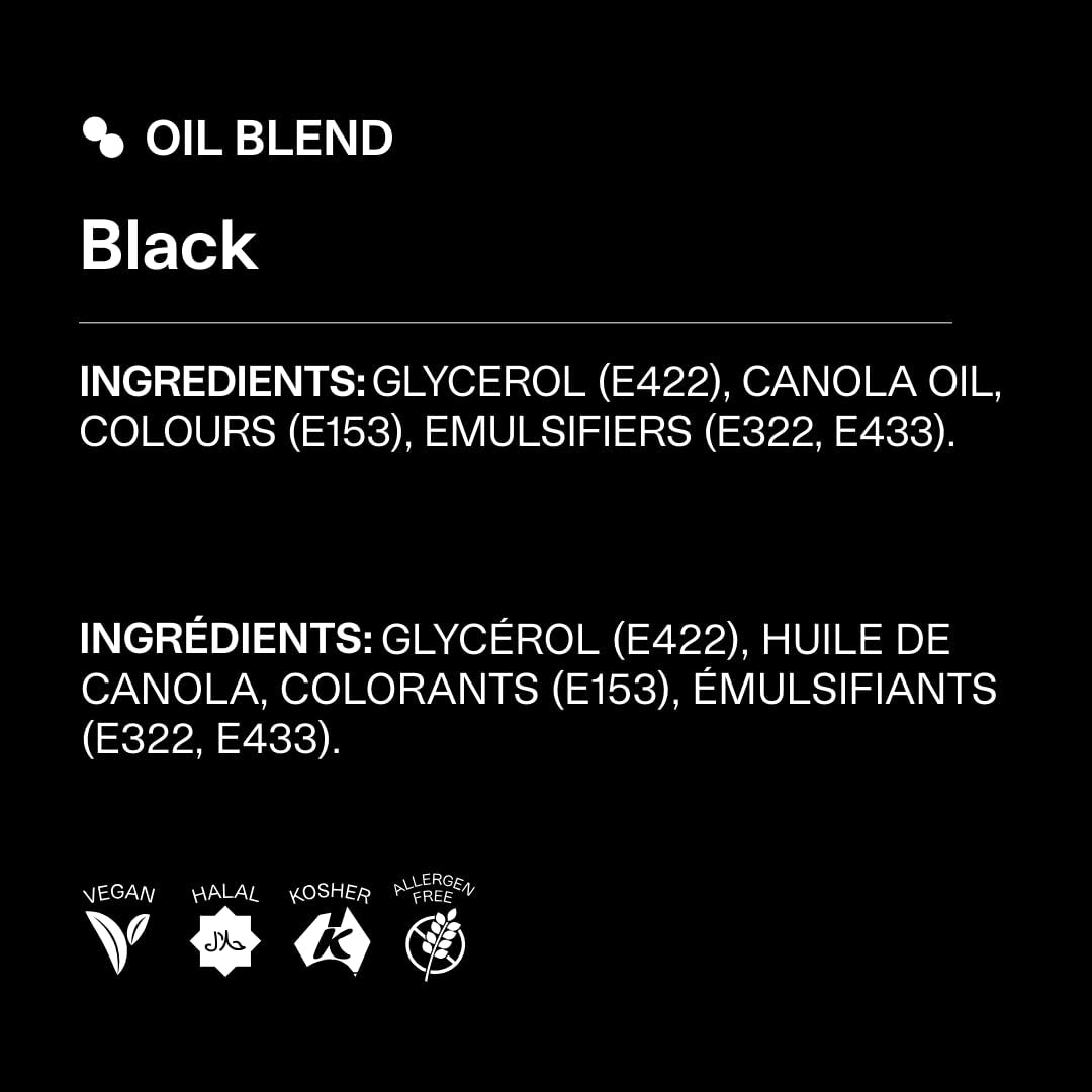 Colorant alimentaire noir à base d'huile Color Mill - Colorant alimentaire pour chocolat, fondant, muffins, gâteaux, pâtisserie, macarons - Colorant alimentaire pour décoration de gâteaux - 20 ml