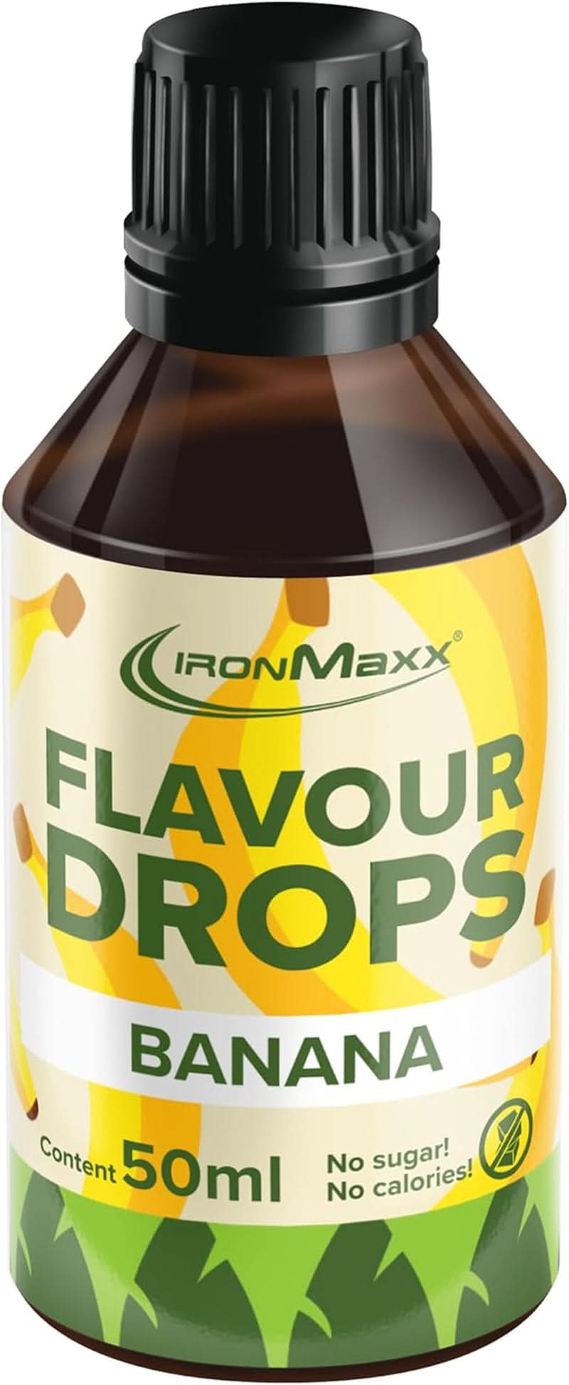 Gouttes aromatisées Ironmaxx - Sans calories et sans sucre, 50 ml Arômes Naty Shop Banane