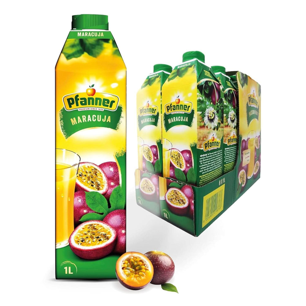 Pfanner Fraise Fruit Nectar (8 X 1 Litre) - 30% de Fruits - Naty Shop Maracuja Fraise Boisson