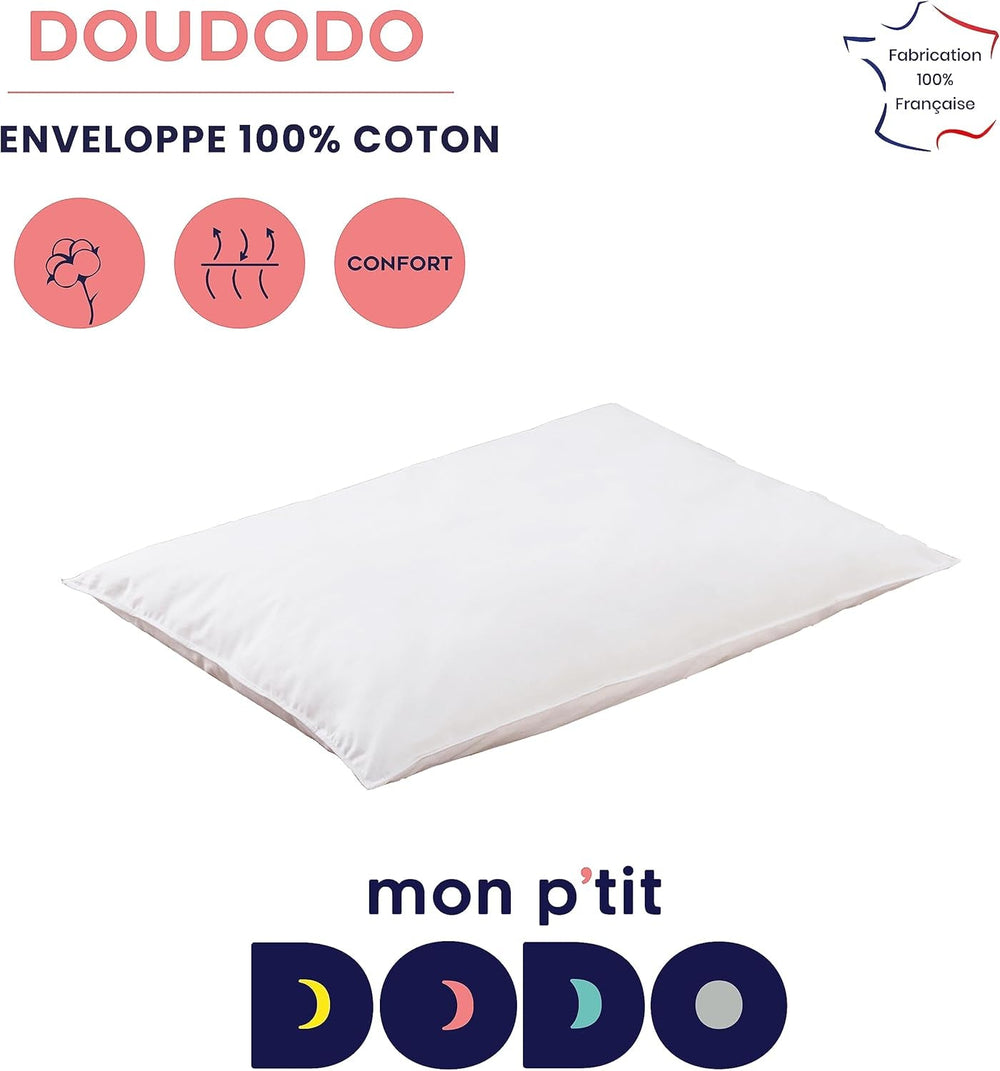 MON P'TIT DODO - Oreiller confortable, 40 X 60 cm, blanc Oreillers standards Naty Shop