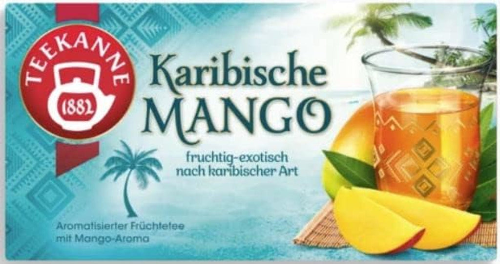 Teekanne Amestec de ceaiuri din diferite țări, caise grecești, portocale spaniole, lămâi italiene, mango din Caraibe, piersici mediteraneene, cireșe dulci italiene, 6 pachete, 270 g