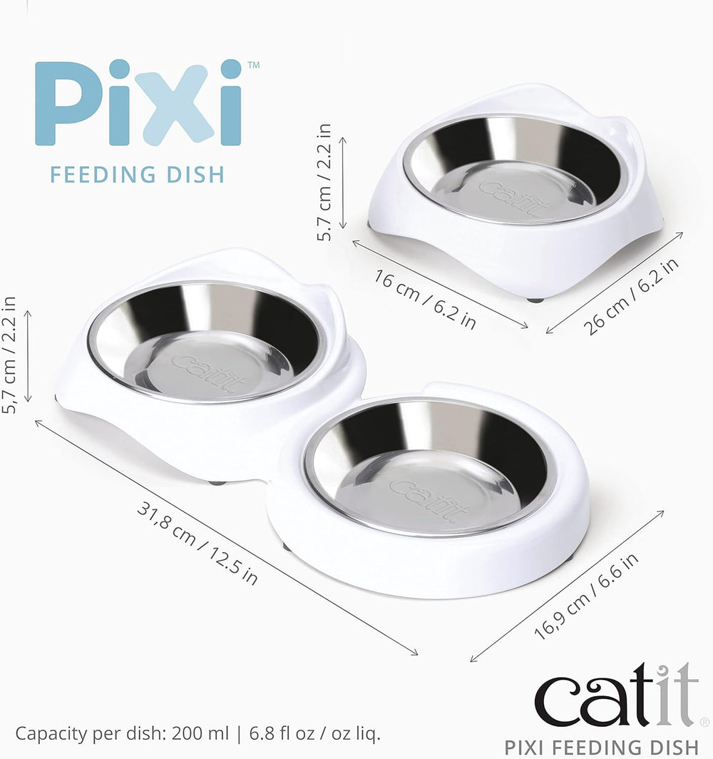 Catit PIXI Futternapf Einzel, blanc