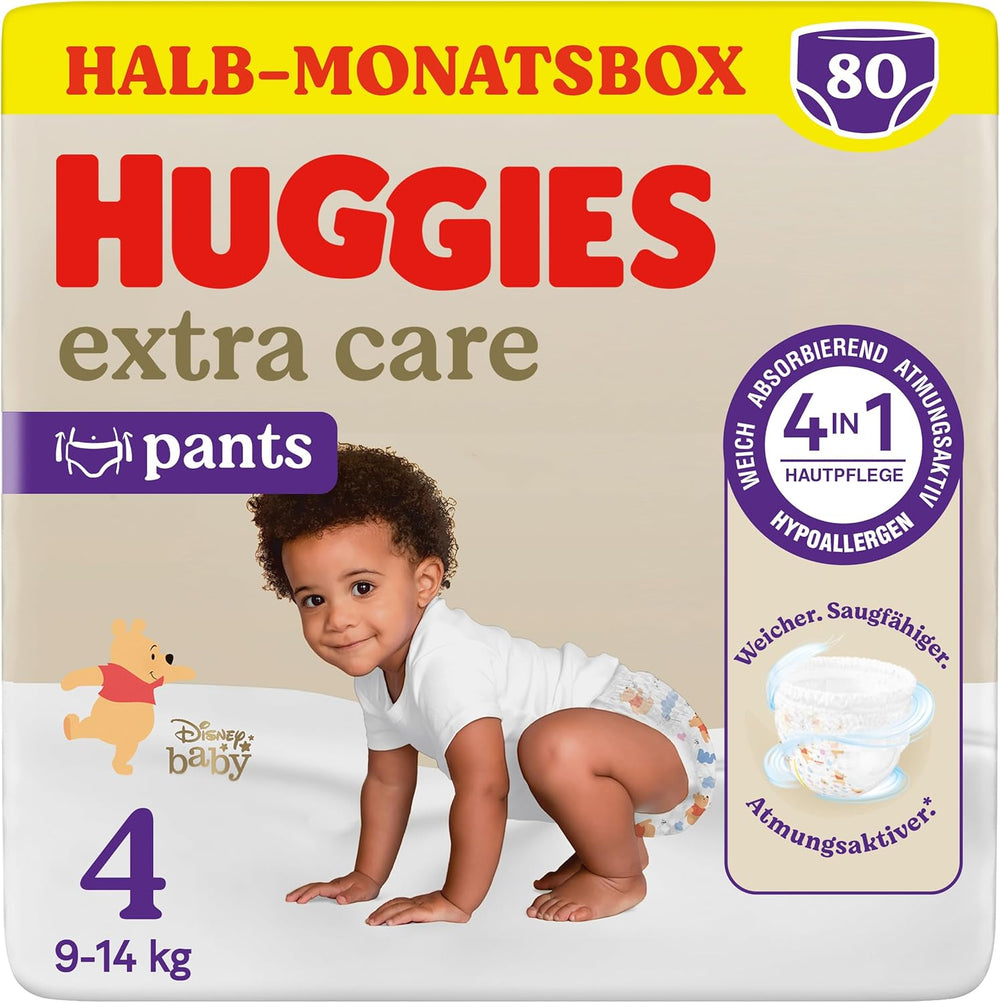 Huggies Extra Care Pants Disney Design Taille 5 68 couches (2x34) Boîte demi-mois