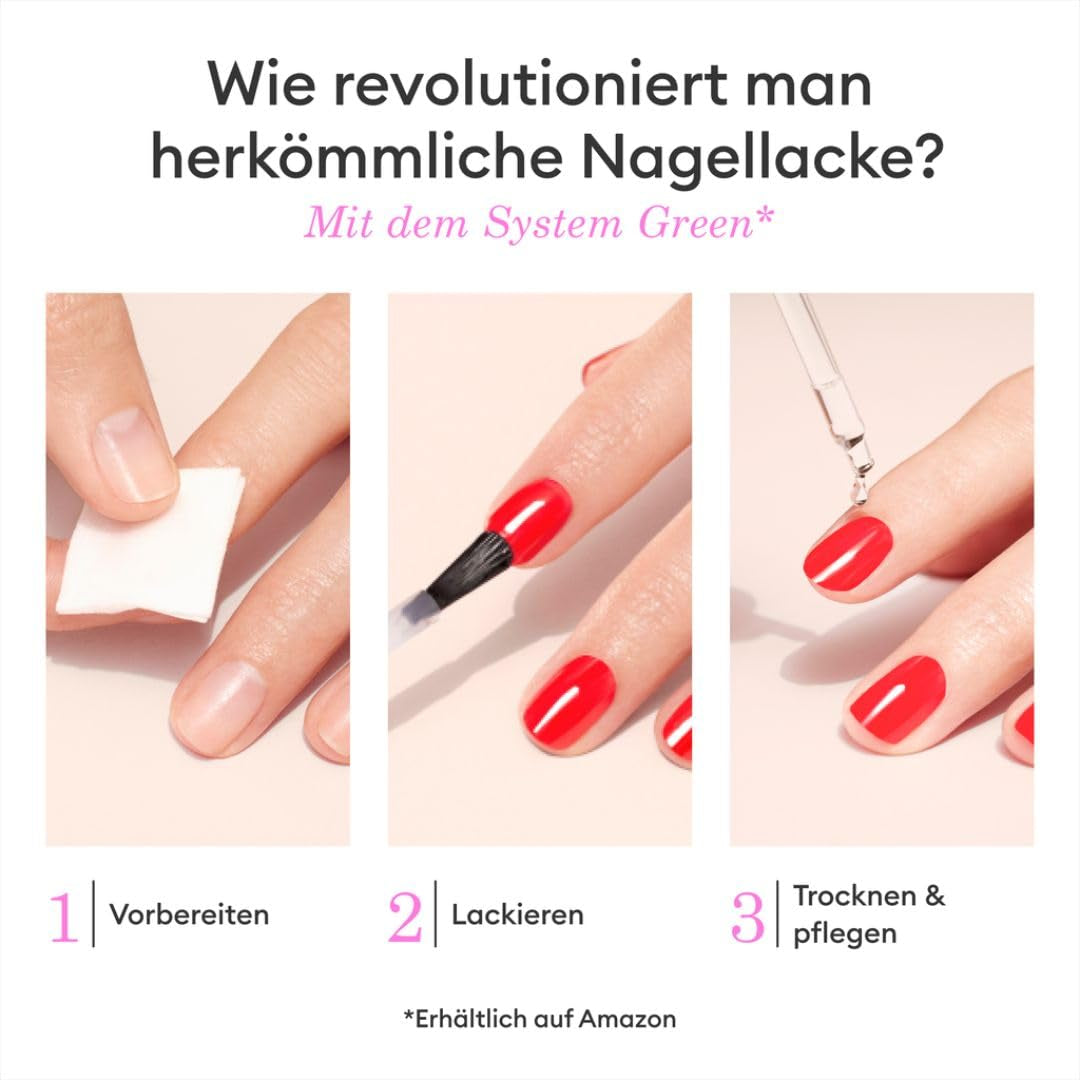 Manucurist Green - Vernis à ongles Rosy Beige Shell Beige - Vernis à ongles à séchage rapide - Ongles DIY - Vegan 12-Free - À base de plantes - Vernis à ongles - Fabriqué en France