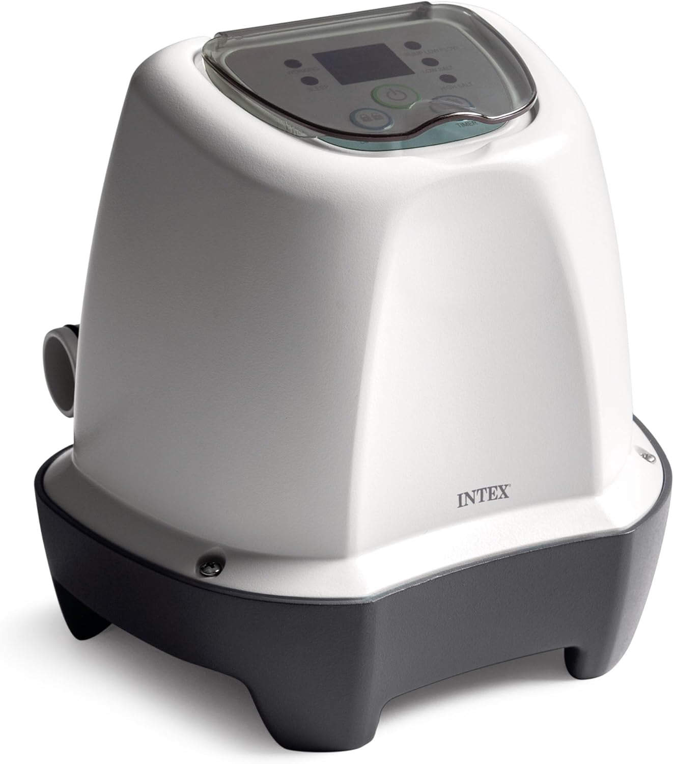 Intex 26662GS - Système d'eau salée Krystal Clear, générateur de chlore au sel, pour pompe de filtration 1136-3785 l/h, pour petites piscines jusqu'à 366 cm, plastique, blanc