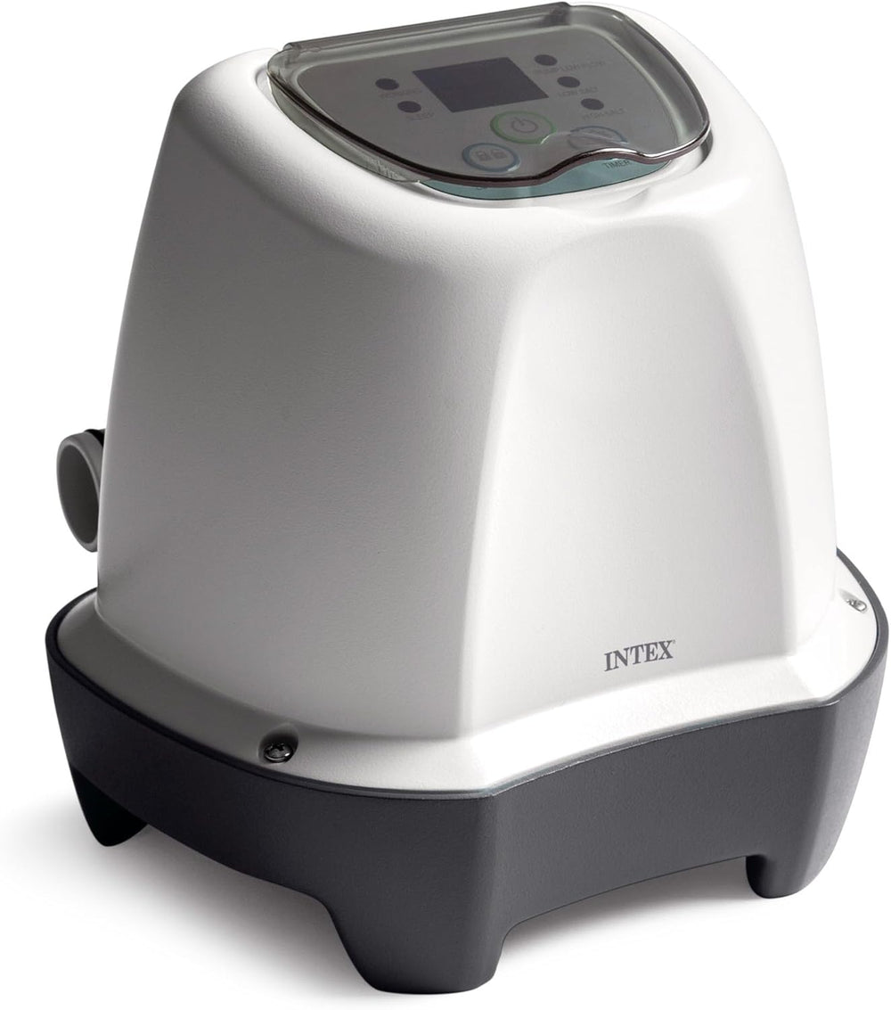 Intex 26662GS - Système d'eau salée Krystal Clear, générateur de chlore au sel, pour pompe de filtration 1136-3785 l/h, pour petites piscines jusqu'à 366 cm, plastique, blanc