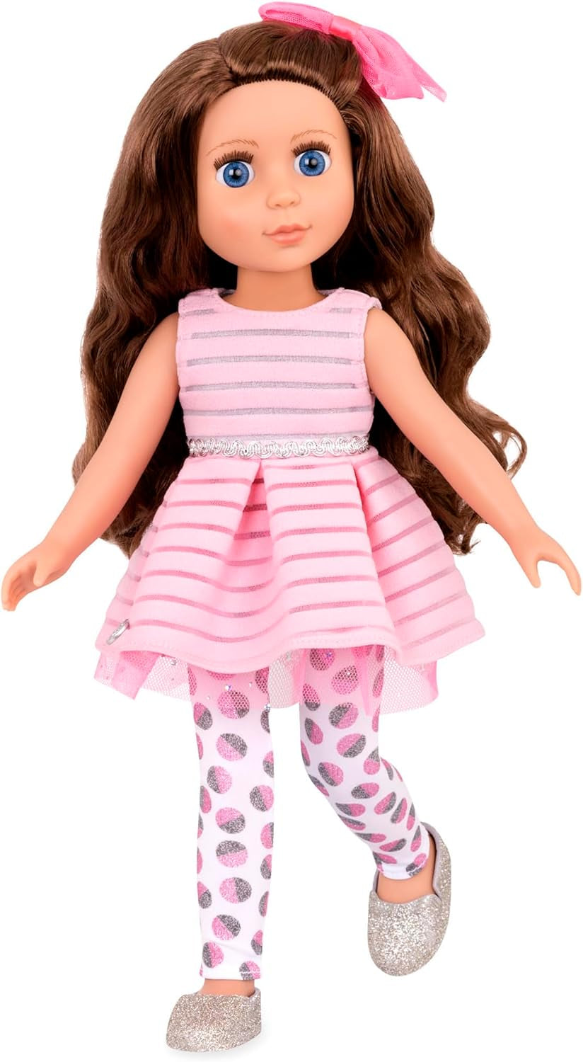Glitter Girls - Lacy - 36 cm Modepuppe - Blondes Haar & Violette Augen - Poseable Arme & Beine - Einhorn-Eiscreme-Outfit - 3 Jahre +