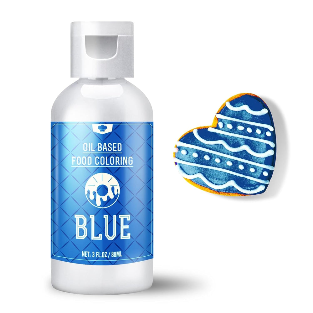 Colorant alimentaire chocolat soluble dans les graisses – 88 ml de colorant alimentaire à base d'huile pour fondant, pâtisserie, gâteaux, biscuits – colorant alimentaire liquide sans saveur pour beurre de cacao, gâteaux, crème au beurre (blanc)