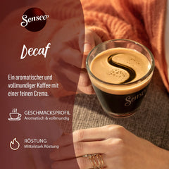 Senseo Pads Decaf Entkoffeiniert, 5 x 16 Getränke, 80 Kaffeepads