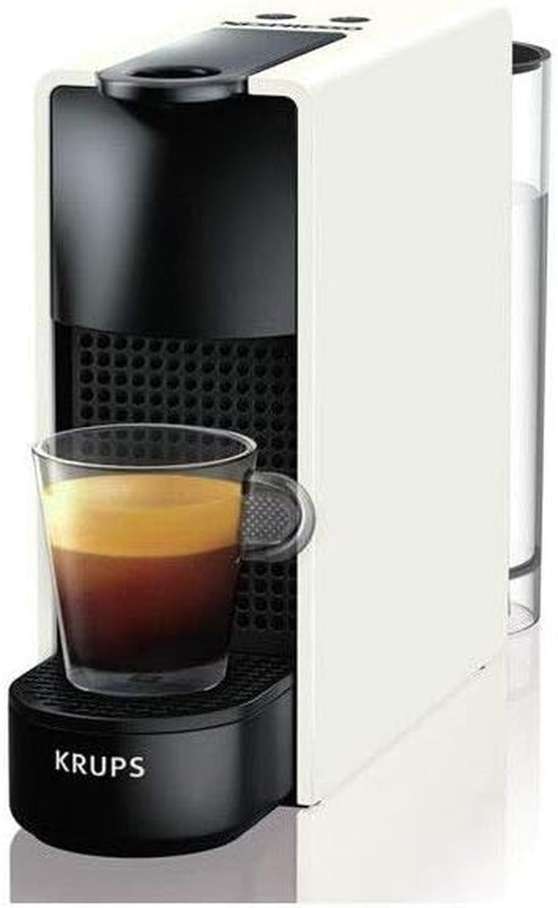 Krups Nespresso Essenza Mini Machine à expresso blanc pur capsules de café Style expresso compact expresso Barista YY2912FD
