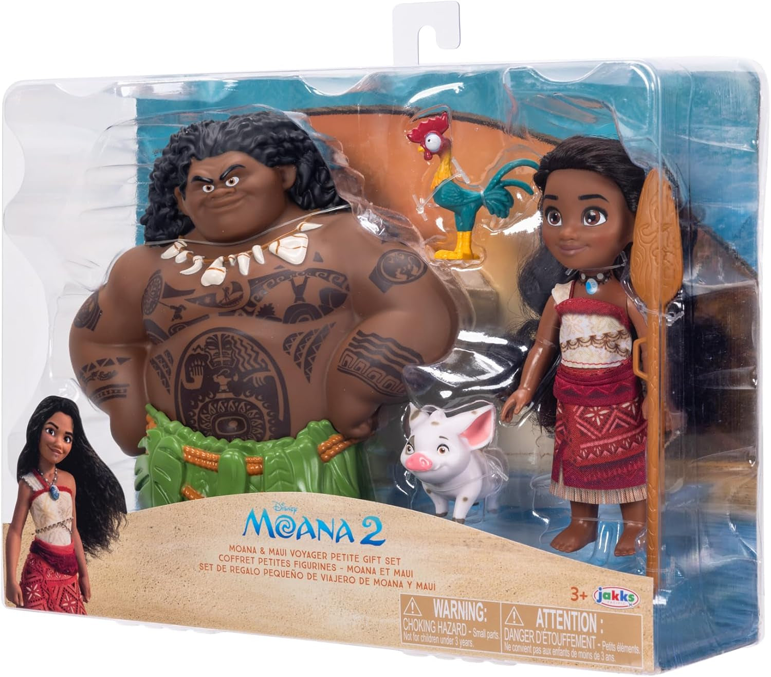 Vaiana 2 Coffret Cadeau Vaiana & Maui Poupées 15Cm Naty Shop