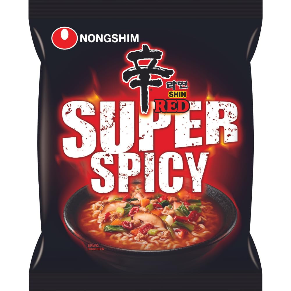 Nongshim - Nouilles instantanées Shin Ramyun - Multi Pack (20 x 120 g) - La conception du produit peut varier