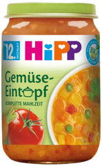 Hipp Ragoûts bio dès 12 mois ragoût de légumes, 250G, paquet de 6 (6X250G) Mère et Enfant Naty Shop Default Title