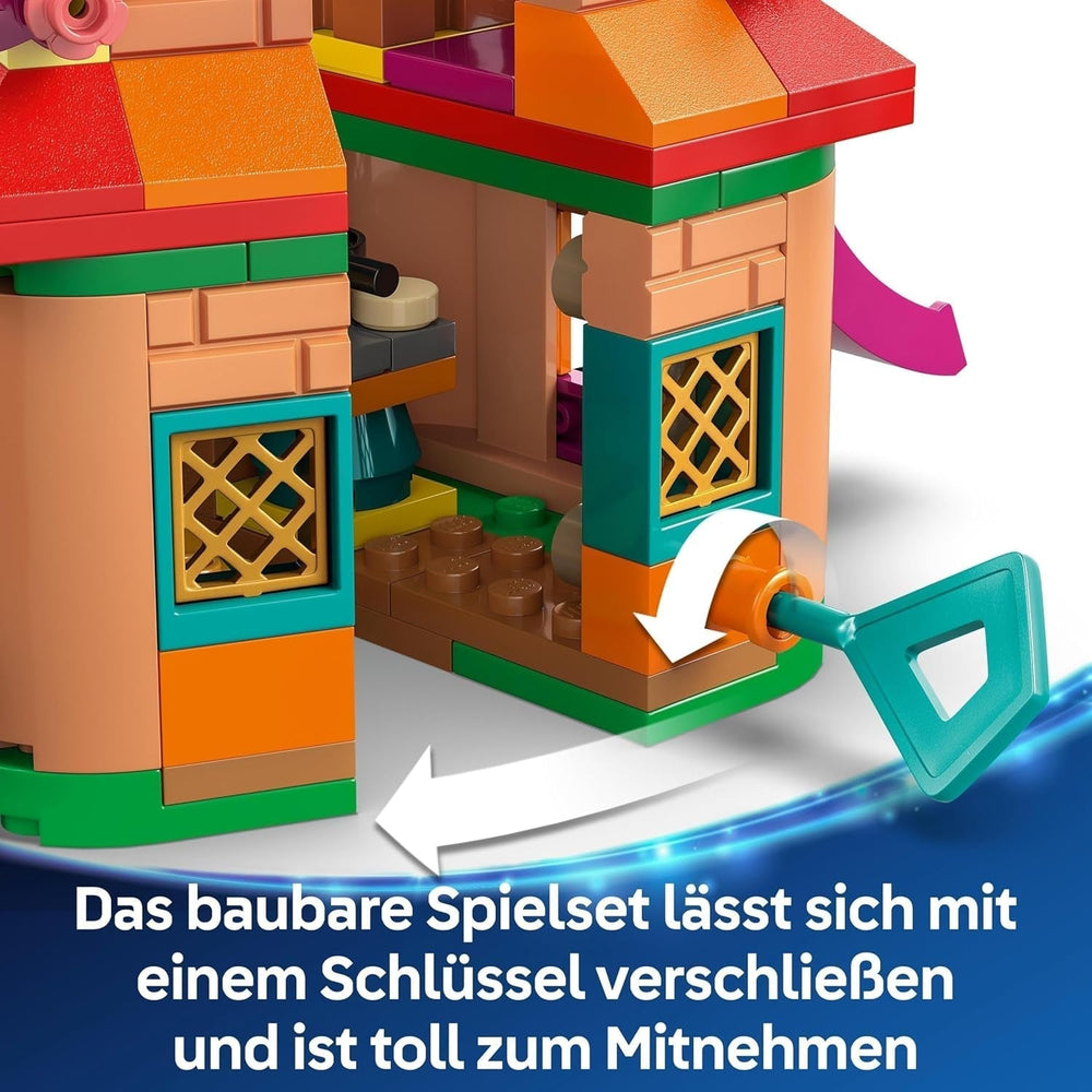 LEGO Ç€ Disney Encanto Mini House, jouet de construction pour filles à partir de 5 ans, jouet fantastique et jeu de construction avec mini-poupées Mirabel et Antonio, une figurine de Capybara et une clé 43261 Jeux de construction Besuche den LEGO-Store