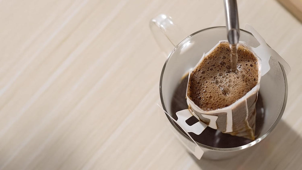 Café artisanal du Japon, café filtre à usage unique, mélange léger du Brésil et du Vietnam, 16 sachets.