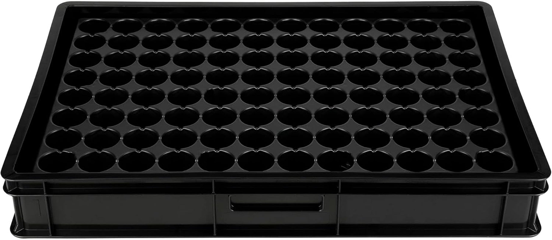 Système de propagation GW-285 composé d'un bac à eau professionnel GW657, d'un tapis capillaire assorti (absorption d'eau 3 L par m²) et d'un plateau à pots avec 285 pots (23x23 mm, hauteur 54 mm) en taille européenne (600x400 mm)