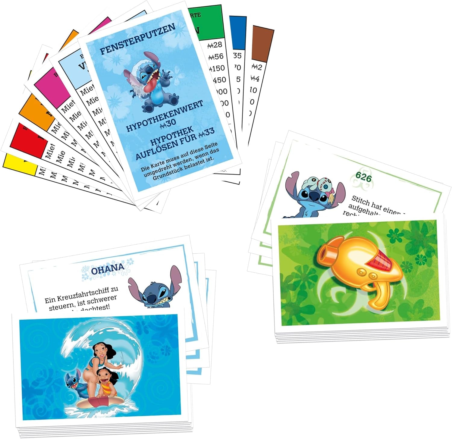 Jeu de société Monopoly Disney Stitch Edition - Version allemande