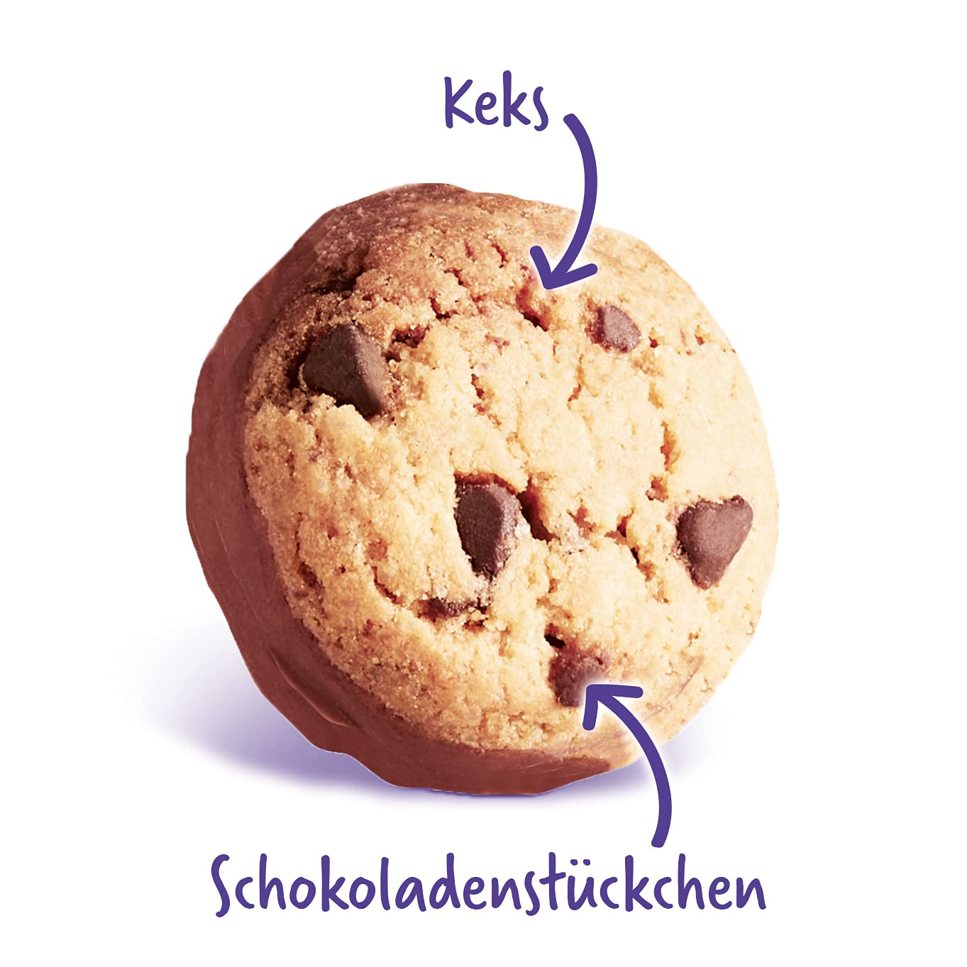 Milka Mini Cookies 8 x 110 g, Milka Alpine Milk Chocolate Chip Mini Cookies (Pack de 3)