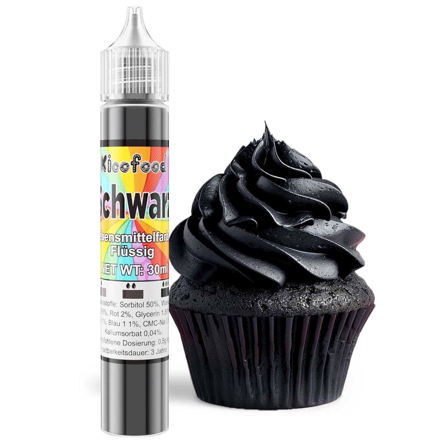 Colorant alimentar - 30 ml colorant alimentar lichid foarte concentrat, colorant alimentar pentru decorarea torturilor, meșteșuguri, aerografare, săpunuri DIY (Violetă de struguri)