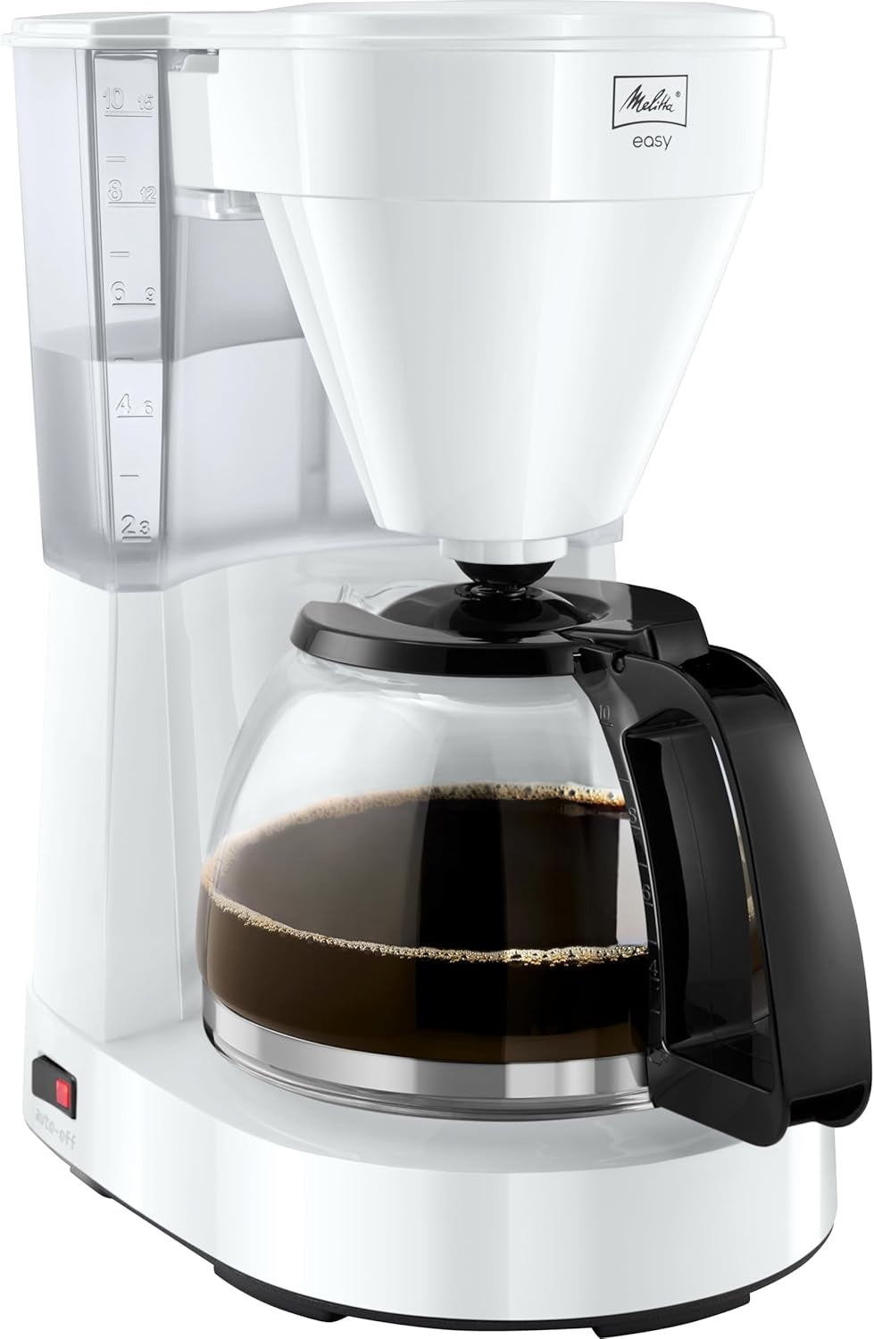 Melitta Easy – Machine à expresso avec filtre et carafe en verre, pour jusqu'à 10 tasses de café, noir