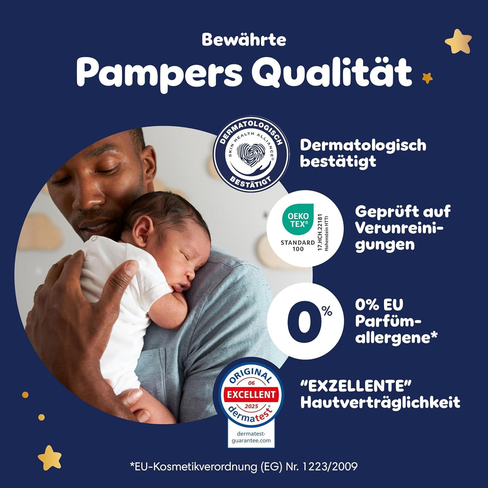 Les couches Pampers Night Pants taille 6, 138 pièces, 13 kg-19 kg, offrent une protection supplémentaire pour toute la nuit.