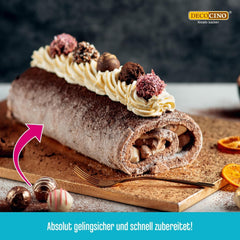 DECOCINO Biscuit Backmischung (250 G) – Einfache Zubereitung – Gelingsicher – Zum Backen Von Luftigen Biskuitböden, Creme-Torten, Biskuitrollen Uvm. Boutique Naty