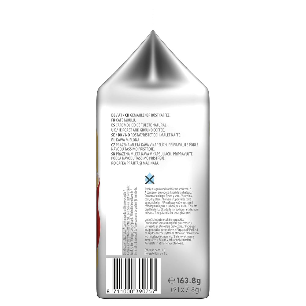 Tassimo Kapseln Moring Café XL Fort & Intense, Big Pack, 5 x 21 Pads, 105 Kaffeekapseln