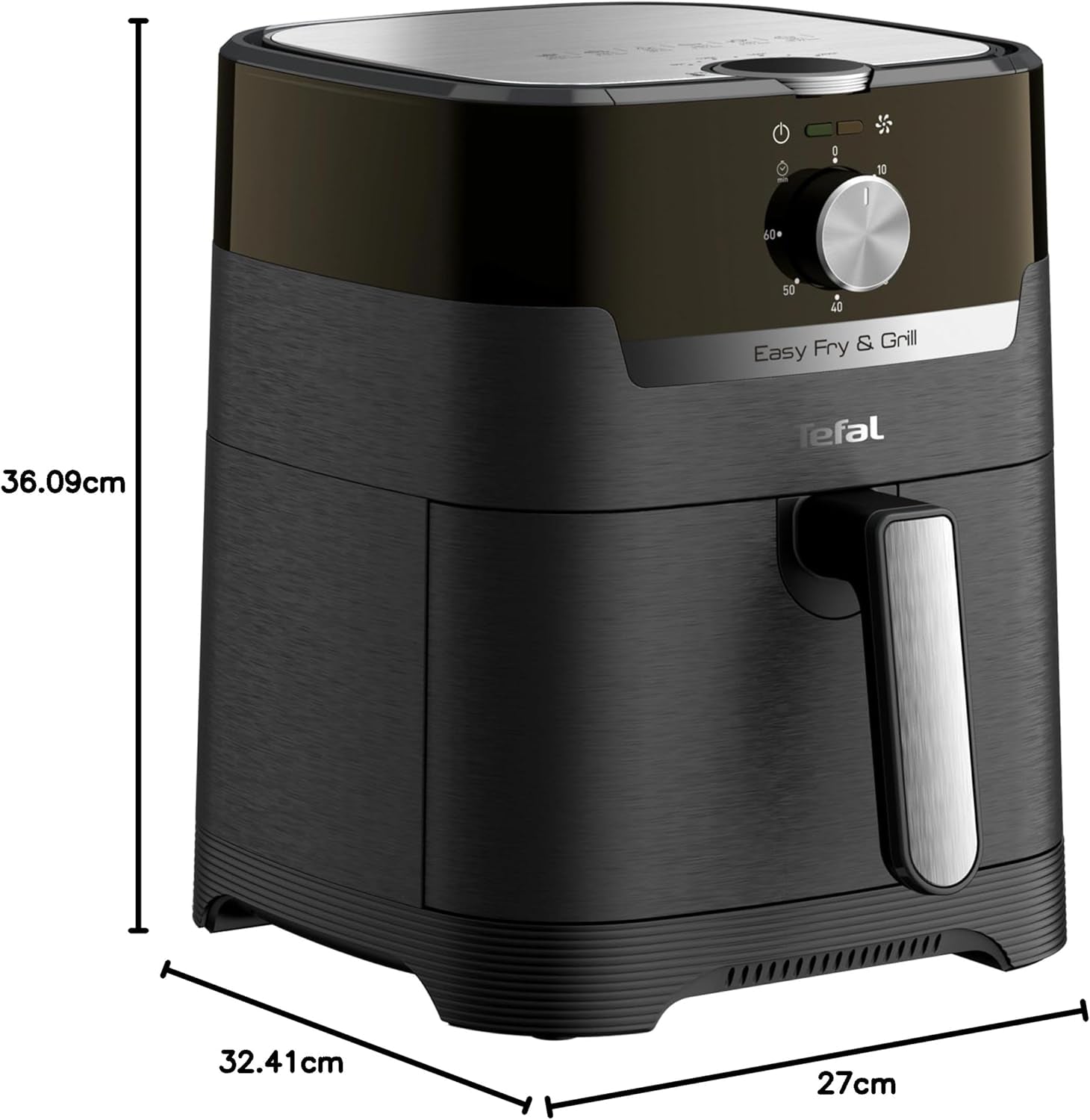 Tefal EY5018 Easy Fry & Grill Classic Friteuse à air, technologie 2 en 1 (Air Fryer et Grill), XL, 4,2 litres pour 6 portions, 1550 watts Électroménagers Naty Shop