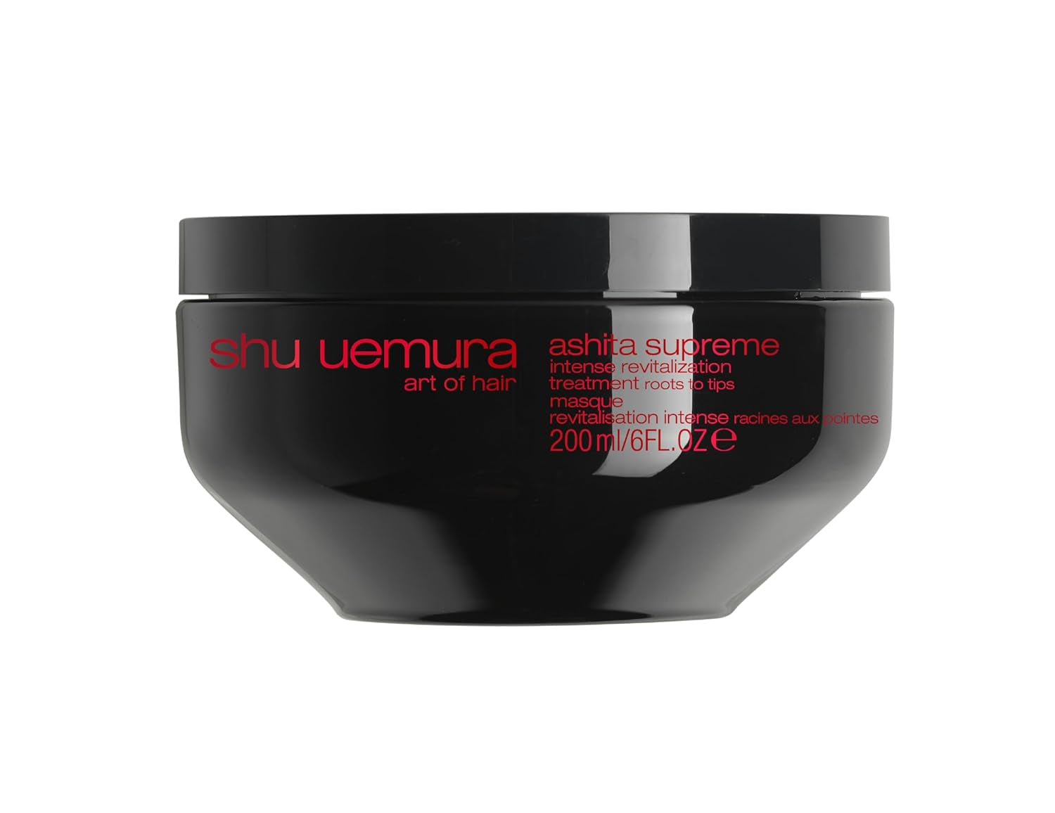 Shu Uemura, Ashita Supreme, Masque capillaire revitalisant intensif, Pour tous types de cheveux, À l'extrait d'ashitaba, Pour plus de brillance et de souplesse, Anti-fourches, 200 ml Masque capillaire Naty Shop 200 Ml (1 pack) Citrique