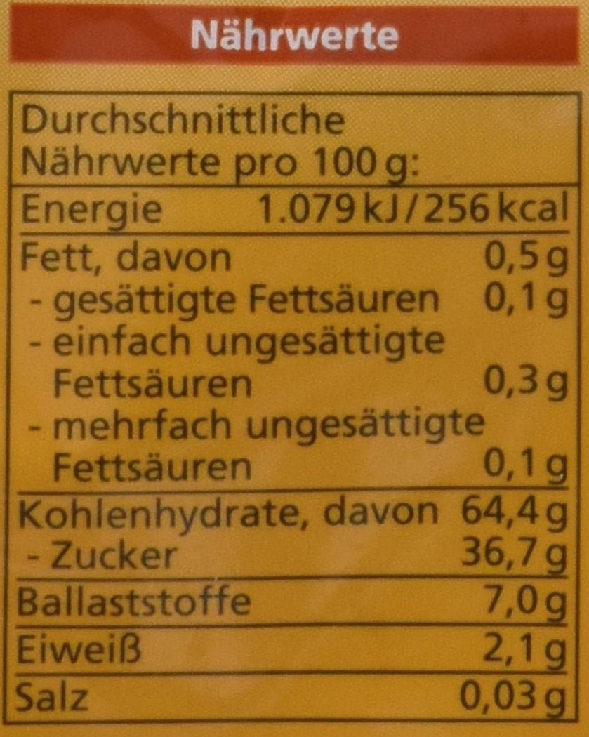 Abricots secs bio sans pépins 200g Produits déshydratés Naty Shop