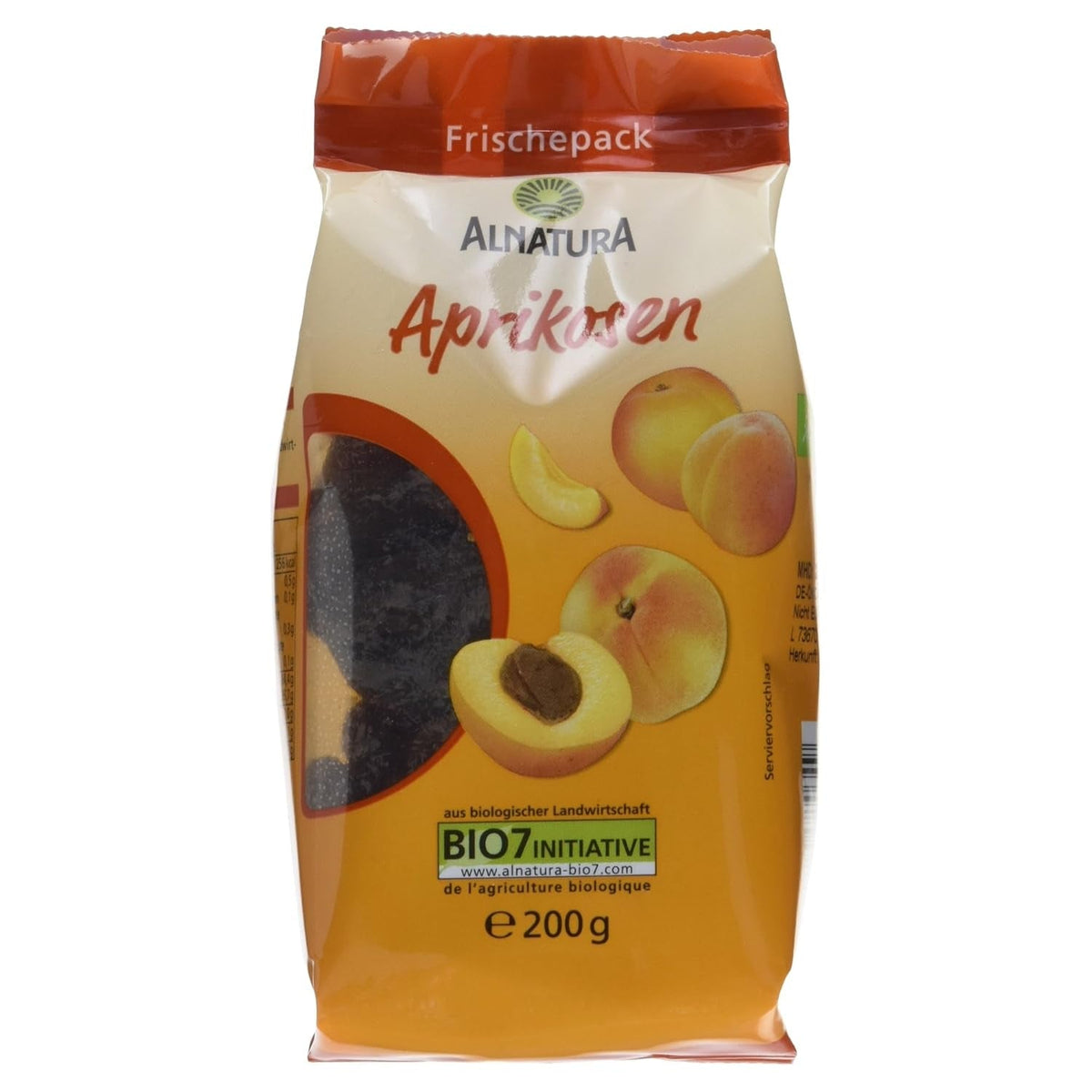 Abricots secs bio sans pépins 200g Produits déshydratés Naty Shop Titre par défaut