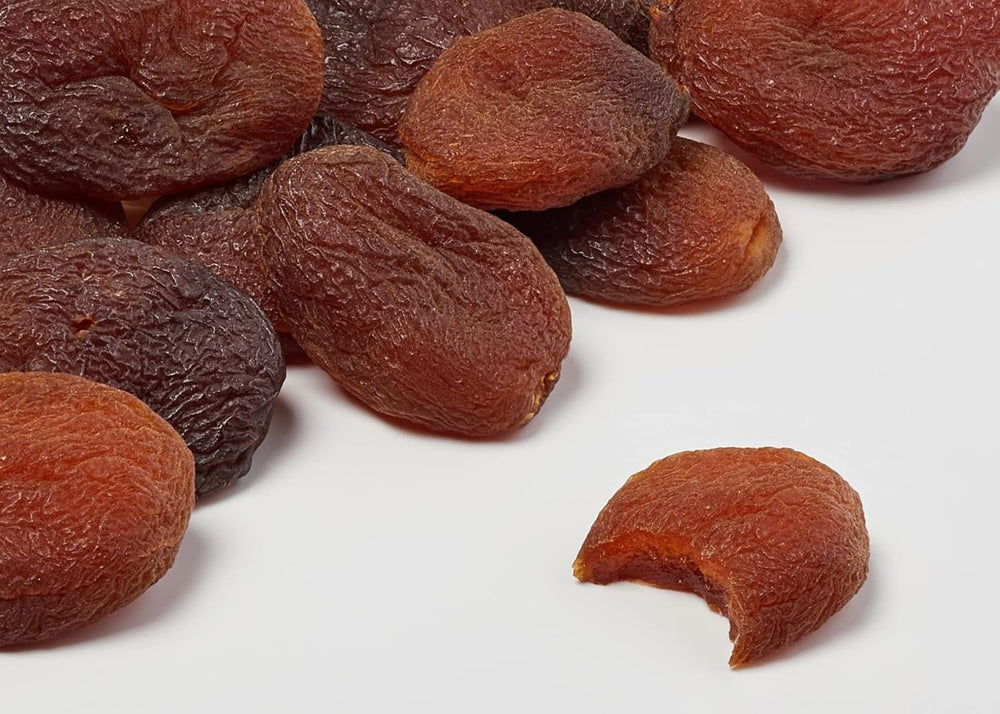 Abricots sans soufre Seeberger : Abricots secs non traités au goût sucré et fruité - sans sucre ajouté - dénoyautés, végétaliens (1 x 125g) Naty Shop Produits déshydratés