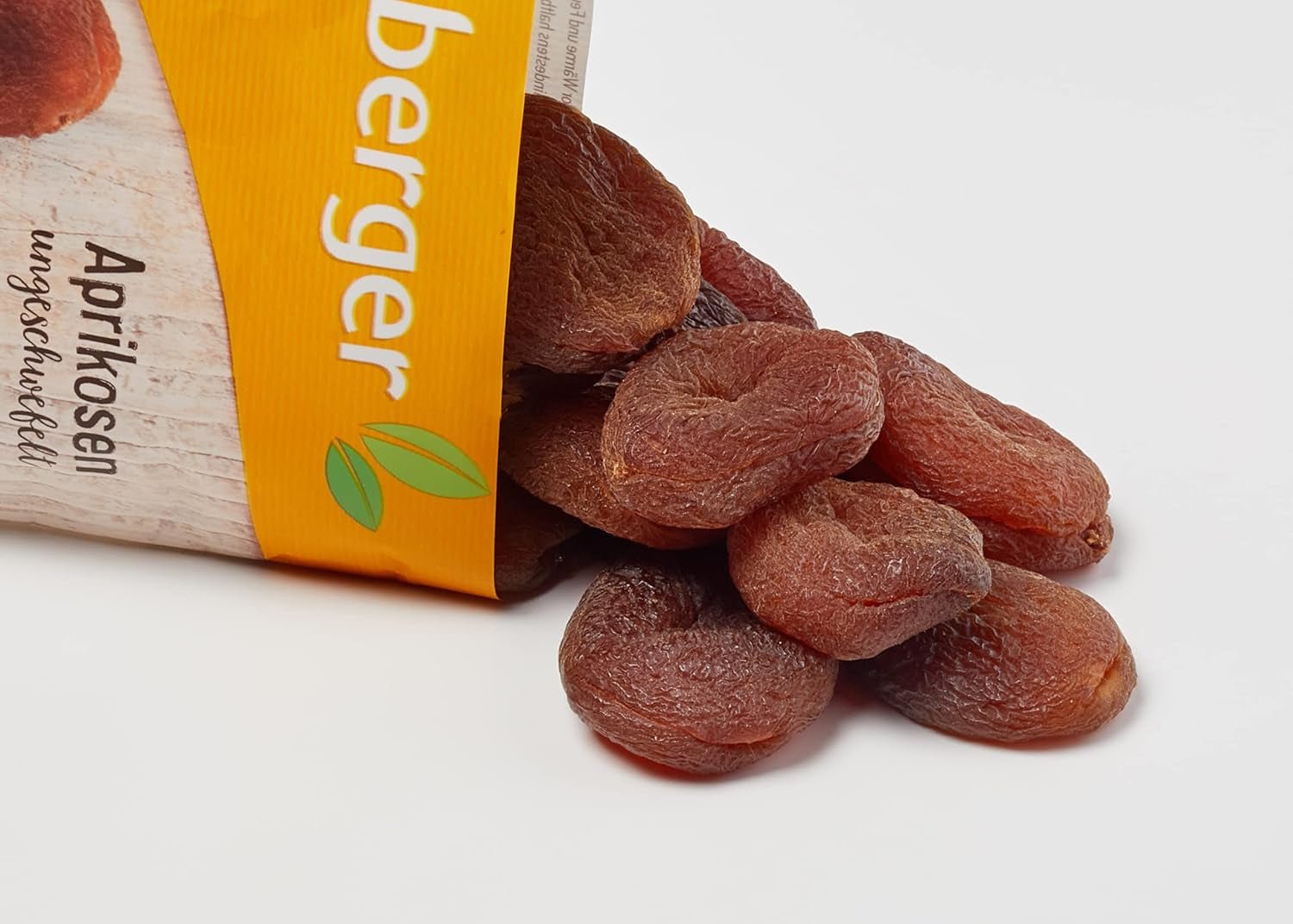 Abricots sans soufre Seeberger : Abricots secs non traités au goût sucré et fruité - sans sucre ajouté - dénoyautés, végétaliens (1 x 125g) Naty Shop Produits déshydratés