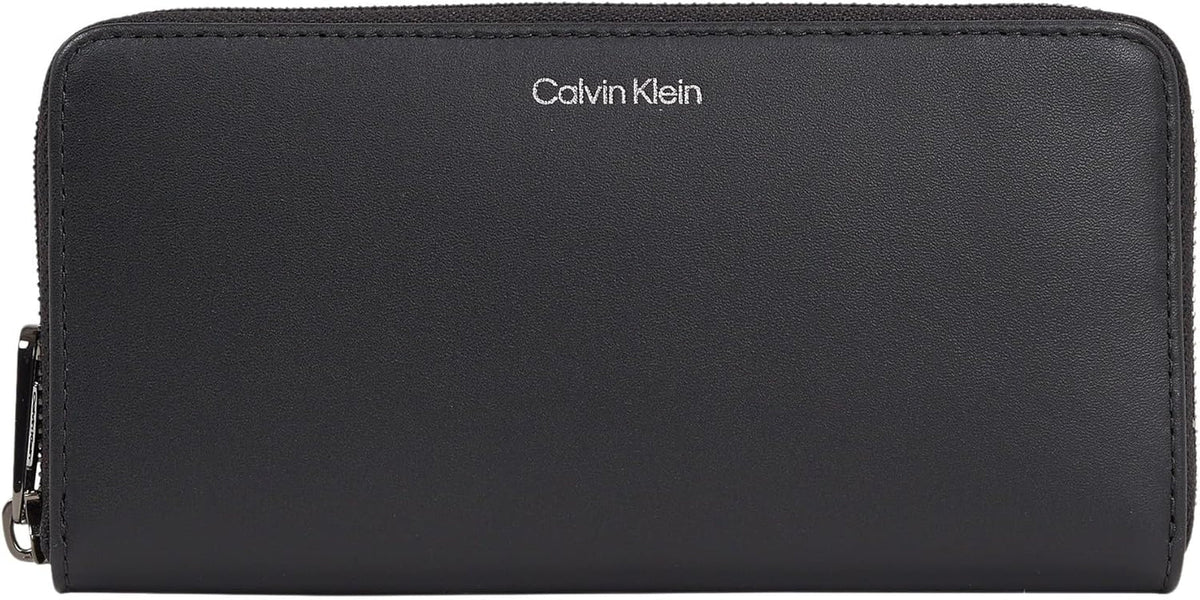 Calvin Klein CK CONCISE LONG ZIP AROUND Portefeuille pour homme, Noir (Ck Black), OS Portefeuille pour homme Naty Shop Default Title