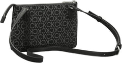 Calvin Klein Sac bandoulière femme Ck Must Klein, Noir (Black Mono), taille naturelle Sacs femme Naty Shop