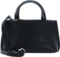 Calvin Klein Ladies Ck Set Mini Tote K60k610167 Sac fourre-tout Femme Sacs Naty Shop Noir (Ck Black)