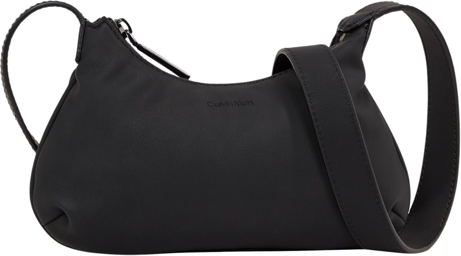 Calvin Klein Crossbody Klein Sac à bandoulière zippé, Noir (Ck Black), Sacs grandeur nature Femme Naty Shop Default Title