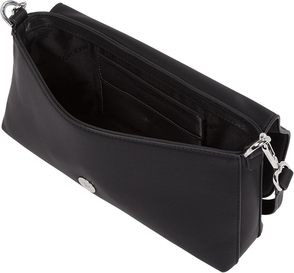 Calvin Klein Sac à Bandoulière Must Convertible Sangle Amovible, Noir (Ck Black), Taille Unique Genti Femei Naty Shop