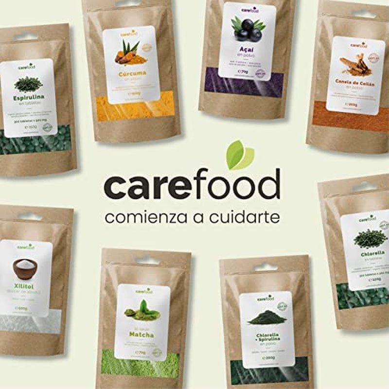 Carefood - Fruit de Goji Bio - Superfood fruits secs 100% naturels - snack bio sans sucre ajouté et adapté aux végétaliens - saveur sucrée avec une légère acidité - 200 g de produits déshydratés Naty Shop