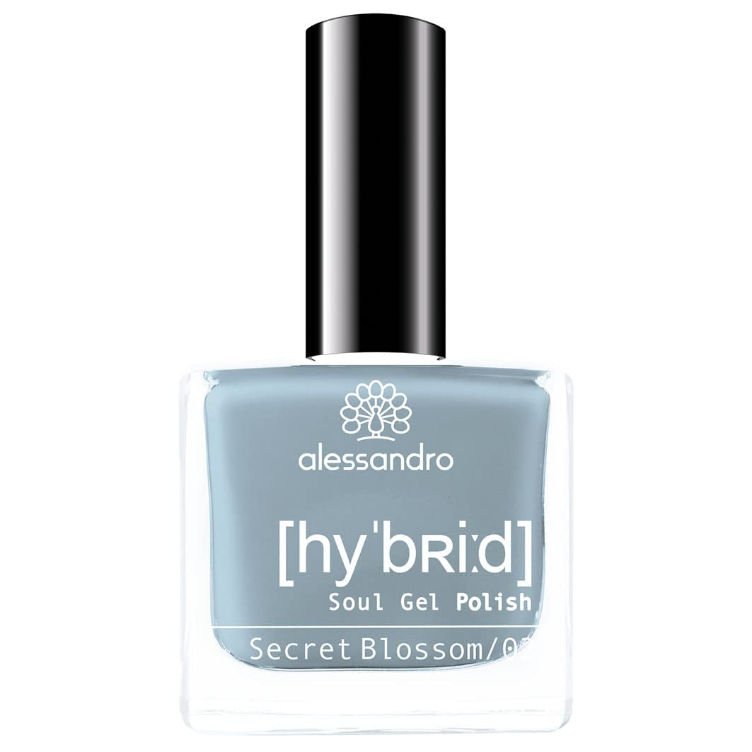 Vernis à ongles Alessandro Sinful Glow HYBRID - Teinte Nude - Des ongles parfaits en seulement 3 étapes, sans LED - dure jusqu'à 10 jours ! 8 ml