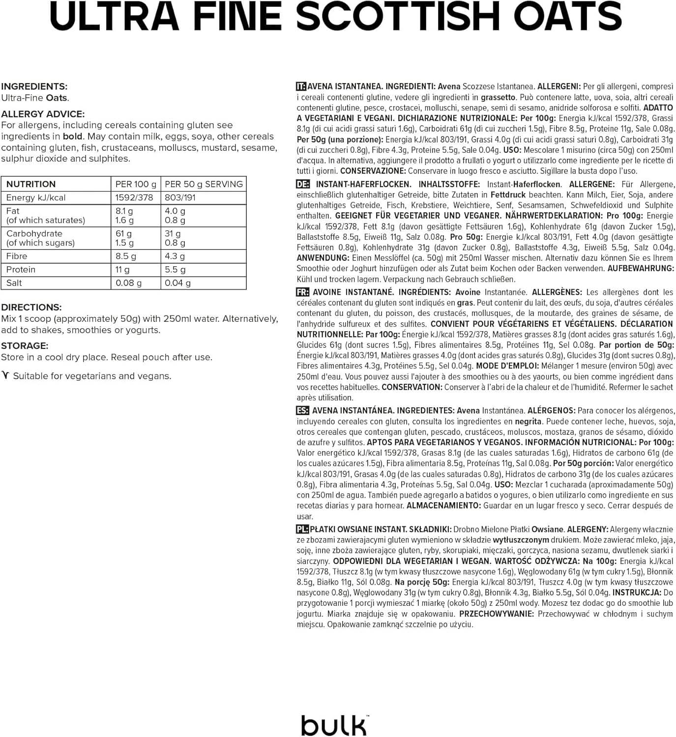 Gruau finement moulu Céréales Naty Shop